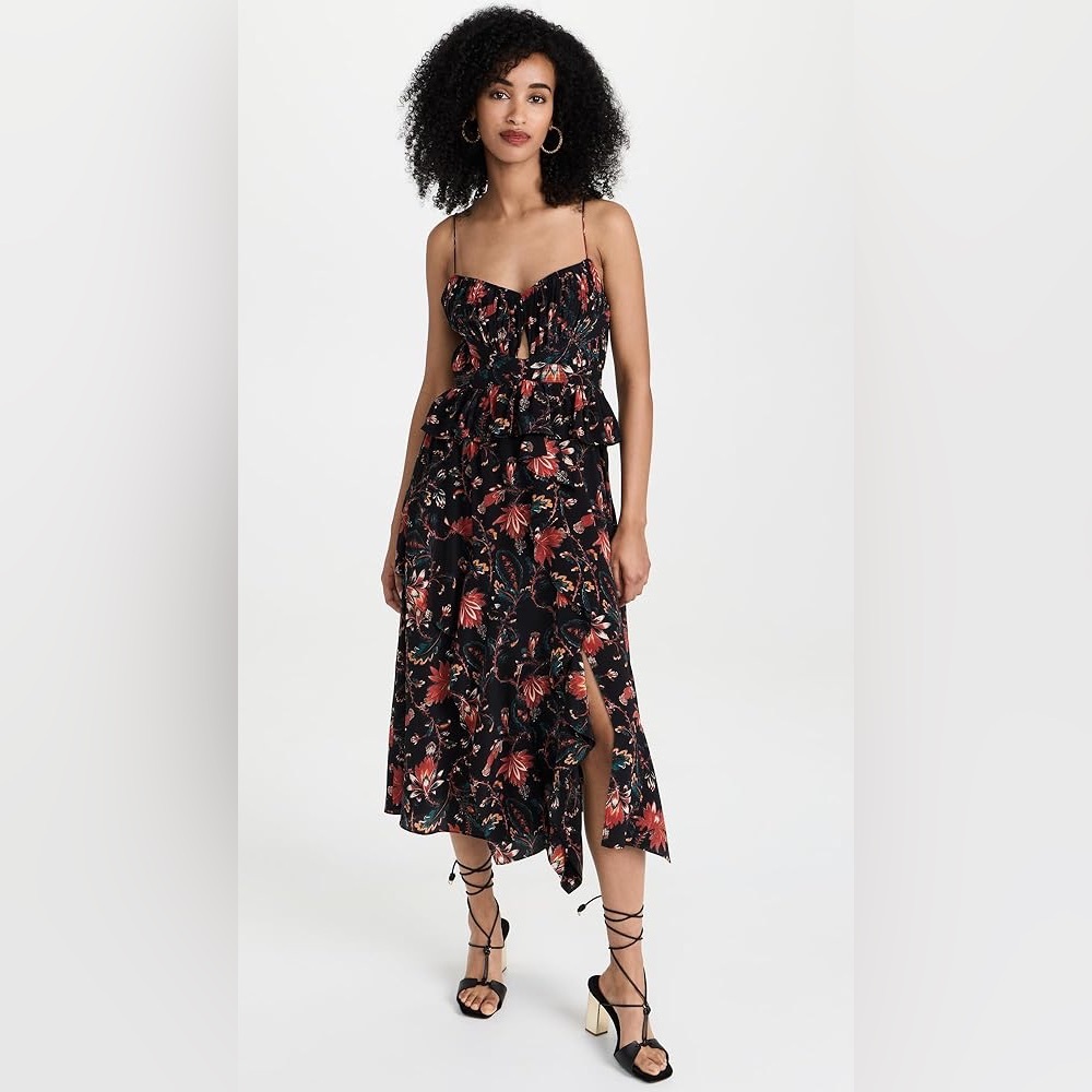 Ulla Johnson Renata Floral Midi Dress